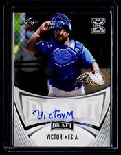2021 Leaf Draft #BA-VM1 Victor Mesia Autographs