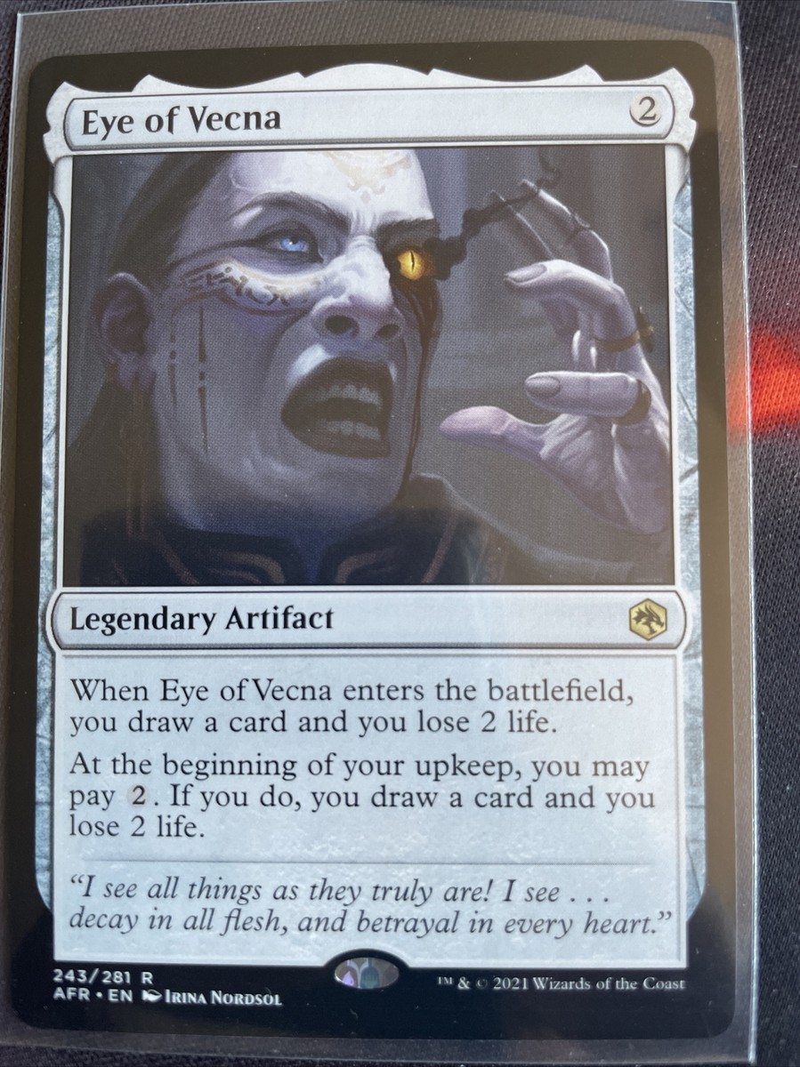 MTG Eye of Vecna Adventures in the Forgotten Realms 243/281 Regular Rare MTG Eye of Vecna Adventures in the Forgotten Realms 243/281 Regular Rare