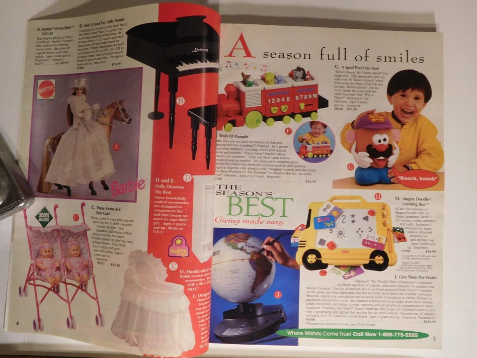 Original 1998 Sears Holiday Wish Book Catalog with Santa on Cover - Image 4 of 4