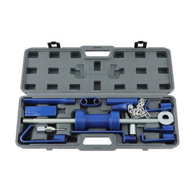 13 Lbs Slide Hammer 13LBS Slide Hammer Dent Puller Kit – 18-Piece Auto Body Repair Set With Bearing & Axel Tools – Blue/White Dent Puller Bridge - Foto 11
