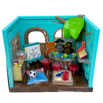 Lil Woodzeez Lil Luvs Hugs Nursery Playset 45 Pcs Miniature