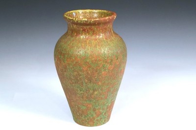 Vintage Italian Pottery MCM Raymor Mid Century Matt Green Lava Glaze 1960's 10''