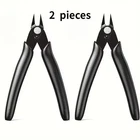 2 Piece Carbon Steel Wire Cutter, Black, Non Foldable, Suitable for Craft Wire