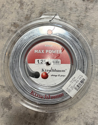 Kirschbaum Max Power 1.25 Tennis Racquet String Reel Gray MPN KMP125R