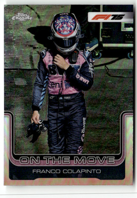 Topps Chrome Formel 1 2025 No. 187 Franco Colapinto On The Move Refractor