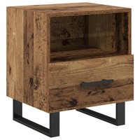 Nachttisch Altholz 40X35X47,5 Cm Massivholz-Look Holzwerkstoff