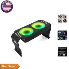 ARGB RAM Cooler Fans - 5V 3-Pin, Aluminum, RGB Lighting for Gaming PCs