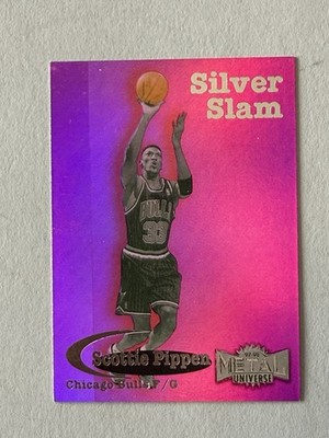 SkyBox 1997-98 Metal Universe Scottie Pippen Bulls Silver Slam Insert #4 SS