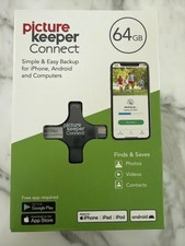 Picture Keeper Connect Back Up iPhone, Android Computers 64GB Turquoise NIB