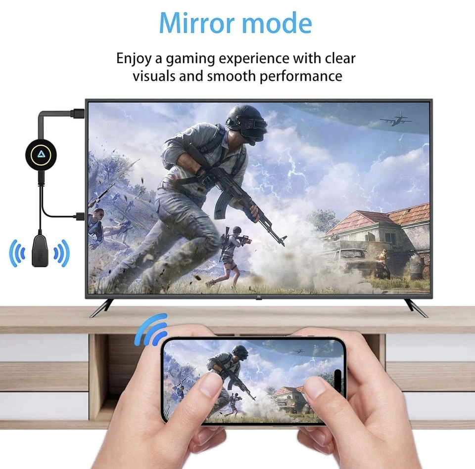 Wireless HDMI Display Adapter Miracast Dongle iOS Android Mirroring Device - Image 2 of 4