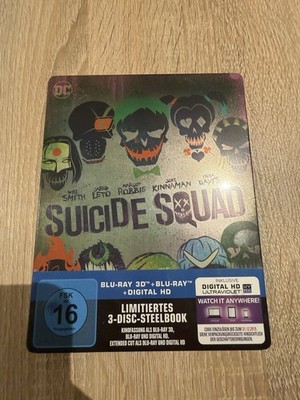 Suicide Squad [3D Limited Steelbook Edition, Extended Cut] OVP