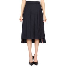 Thom Browne Women's Long Pleated Skirt FGC400V 00626 415 29221485