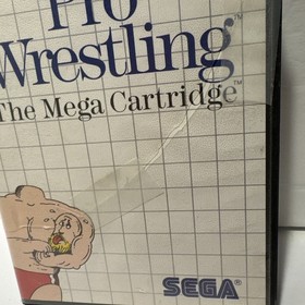 Pro Wrestling Sega Master System, 1986 Cartridge With Insert