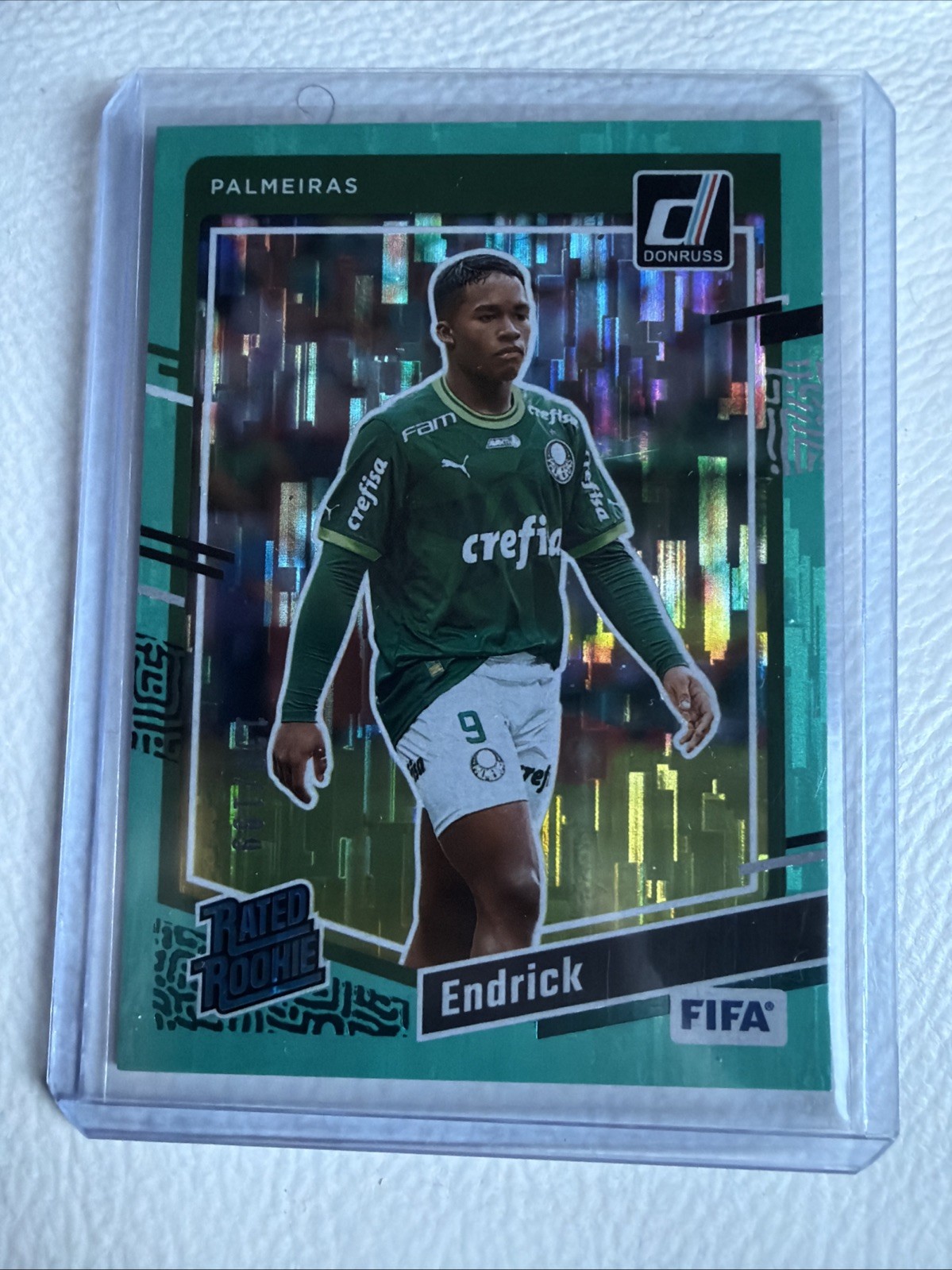2023-24 Panini Donruss FIFA Rated Rookie Endrick #176 Teal /199
