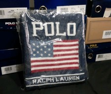 Polo Ralph Lauren USA FLAG nitted Scarf Rare