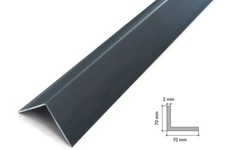Anthracite PVC Corner Angle Trim 2.5m RAL 7016 Plastic Edge Protector Sizes