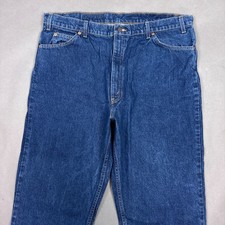 Vintage Levis Jeans Mens 40x30 Blue 90s Orange Tab Made USA Pants 550 Tag42x30 