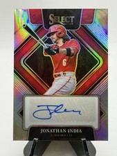 2022 Panini Select Signatures Holo Prizm /199 Jonathan India #S-JI Auto
