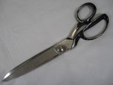 WISS No 22 INLAID steel forged scissor - 12-1/4" long - made in USA - curved end