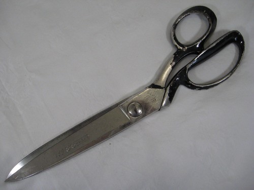 WISS No 22 INLAID steel forged scissor - 12-1/4" long - made in USA - curved end