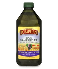 Pompeian 100% Grapeseed Oil, Light and Subtle Flavor, 68 Fl Oz