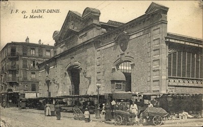 Ak Saint Denis Seine Saint Denis, La Marche - 2649957