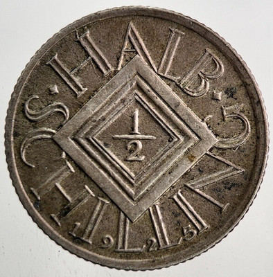 Silbermünze Österreich 1/2 Half Schilling 1925 | sehr hochwertig