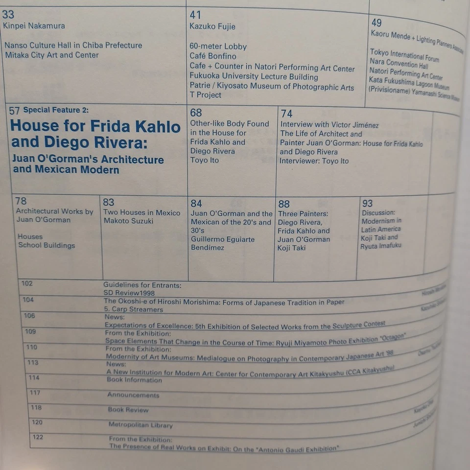 SD　1998:House of Frida Kahlo and Diego Rivera ：Juan O'gorman :mexican Modern - Image 2 of 4