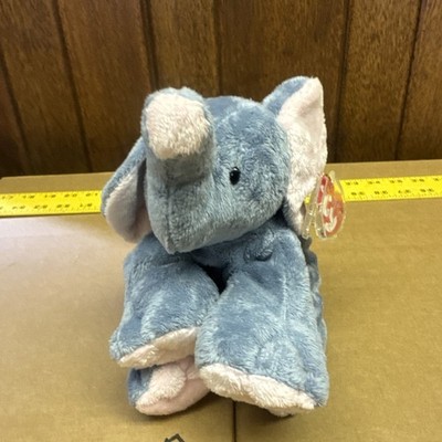 NEW w/ Tags - TY Beanie Babies Pluffies Winks the Elephant - 2016