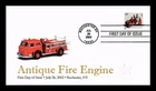 DR JIM STAMPS US COVER FIRE ENGINE ANTIQUE TOYS FIRST DAY ISSUE