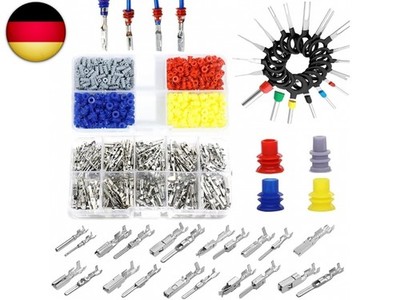 708 Stück Kfz ISO Stecker Pin Set, 290pcs Anschlussstifte 