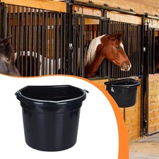 Seau à eau pour chevaux, robuste et facile à transporter, pour ferme ou