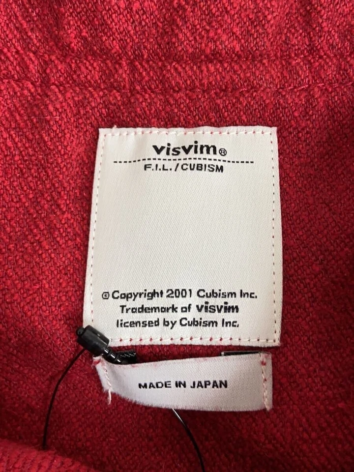 Mens Visvim visvim 15SS DUGOUT SHIRT S S (WOOL LINEN) 4 silk RED 0115105011029 - Image 3 of 4