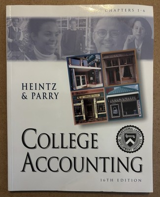 College Accounting: Chapters 1-28 by James A. Heintz and Robert W. Parry-3 Books