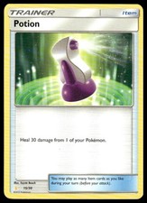 Potion 15/30 Common SM Trainer Kit: Lycanroc & Alolan Raichu Pokemon LP