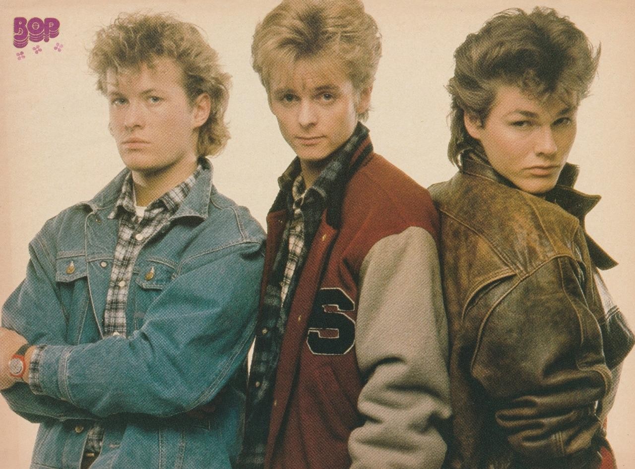 A-ha Michael J. Fox teen magazine pinup clipping Bop jean jacket Pic 80's