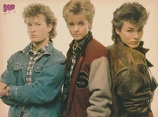 A-ha Michael J. Fox teen magazine pinup clipping Bop jean jacket Pic 80's