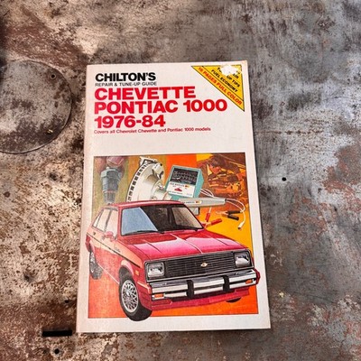 1976 to 1984 Chevrolet Chevette Pontiac 1000 Shop Manual Chevy Repair Book