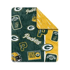 Manta Green Bay Packers Dream Weave Throw 50x60