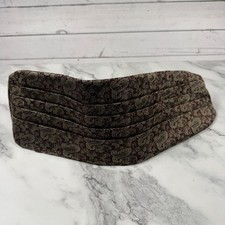 Robert Talbott Best of Class Nordstrom Cummerbund Burgundy Gold Paisley Formal