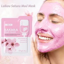 Sakura Mud Face Mask Brightening Hydrating Moisturizing Facial Care