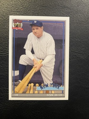 2026 Topps Series 2 1991 75th Anniversary Babe Ruth NY Yankees