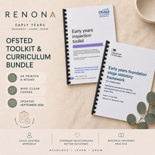 SEPT 2026 Ofsted Early Years Inspection Toolkit And Curriculum Printed Free P&P