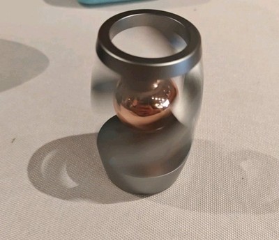 Gravity Defying Kinetic Desk Toy - Levitating Gyroscope Fidget for Office Decor