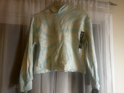 Art Class crop hoodie Blue Tydie Size Large 10-12