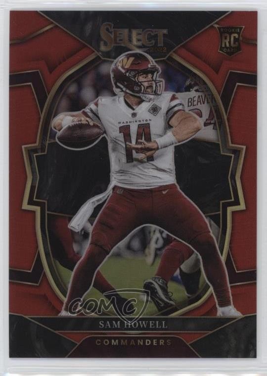 2022 Panini Select Concourse Red Prizm 81/99 Sam Howell #76 Rookie RC gb6