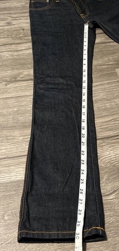Nudie Jeans NWOT Slim Jim Dry 46 Dips Mid Rise Extra Dark Wash Jean 28x30 - Picture 11 of 13