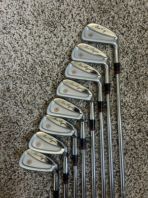 #ad Ben Hogan Apex Plus Forged irons 3 9E Apex 4 Stiff Steel Standard Length GREAT $199.99