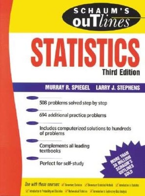 Schaums Outline of Statistics - Paperback By Murray R Spiegel - GOOD
