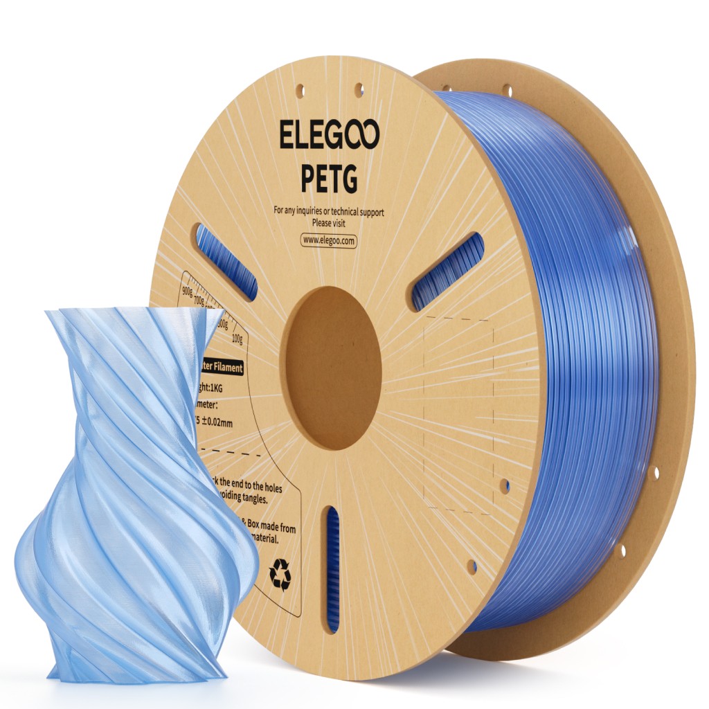 ELEGOO Translucent PETG Ebay Deals (8 colors, 1-10kg)